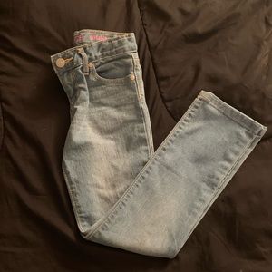 Light blue girls denim jeans 6x-7